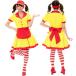  желтый вес отсутствует для взрослых Halloween костюмированная игра meido Mini One-piece костюм 