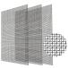 EMAGEREN stainless steel mesh 3 pieces set industry for wire‐netting stainless steel flat woven wire‐netting mesh .. net .. heat-resisting enduring meal enduring high temperature height hardness .. wire‐netting 20me