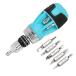 DURATECH replacement Driver driver set 12-IN-1 ratchet screwdriver quick release type bit 6 pcs set stabi - Driver 