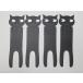  чёрный кошка Kuroneko плёнка зажим рекламная закладка 4 шт. комплект . книжка Mark книжка маркер (габарит) .. кошка кошка животное животное популярный модный симпатичный смешанные товары сделано в Японии 
