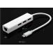 USB3.0 Type C to 3ݡ ϥ ͥå ӥå ͭLAN ץ/USB3.0 TYPE C to 3Port USB3.0 HUBRJ45
