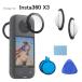 Insta360 X3/X2�@��I�� �u���b�N�t���[��  3D �J���������Y�ی�t�B���� �t���[���S���p �X�N���b�`�h�~ �L�Y�A����h�~ �d�x9H�AHD�����K���X