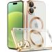 iPhone 17 �pTPU �\�t�g �o�b�N�J�o�[ MagSafe�[�d��Ή� �o���p�[ �ϏՌ� �J���������Y�ی� ���[�Y�S�[���h