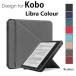 Kobo Libra Colour 2024 для PU+TPU защита кейс электронная книга авто сон функция Transformer подставка красный 