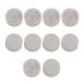 Yibuy 10 шт ..2.44x1.2cm белый пластик электрогитара foot переключатель шляпа эффект педаль ручка колпак 