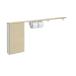 TOTO [UYC11 R/L S#MWdaru Brown ] пол место хранения шкаф широкий (1600mm свободный cut соответствует ) экспонирование модель!