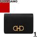  Ferragamo FERRAGAMO футляр для карточек футляр для визитных карточек gun chi-ni кредитная карта держатель женский бренд натуральная кожа кожа модный большая вместимость много входить . чёрный черный 