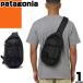 Patagonia patagonia Atom sling 8L мужской женский сумка "body" one сумка на плечо наклонный .. симпатичный довольно большой легкий водоотталкивающий нейлон чёрный черный 