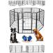 Sasuga домашнее животное забор большой собака средний собака ( домашнее животное перчатка есть ) дверь имеется складной много голова .. panel 8 листов домашнее животное Circle k rate салон наружный (80×80cm)