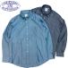  бесплатная доставка BAGGY[ Buggy ]2 SN CHAMBRAY B.D L/S длинный рукав B.D автомобиль n пятно - рубашка кнопка down рубашка рубашка с длинным рукавом мужской ( мужской )[smtb-m]