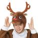 komikaru северный олень головной убор поверхность белый юмористический номер простой маскарадный костюм легкий Рождество 