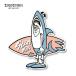 Roo z man стикер [Shark man][looseman LOOSEMAN стикер водонепроницаемый серфинг Гаваи Surf наклейка запад набережная машина чемодан custom ]