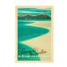 nikka коричневый - Гаваи путешествие принт Kaneohe Bay Sandbar[Nick Kuchar nickkuchar Гаваи Hawaiian искусство Hawaiian смешанные товары постер .]