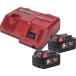 M12-18 NRG-502SC milwaukee M18 (2) 5.0Ah SC старт комплект JAN:4573592060449