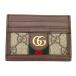 GUCCI/ Gucci GG футляр для карточек off .tia523159 футляр для карточек GGs шкив m парусина бежевый / черное дерево унисекс 