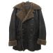 DOLCE&amp;GABBANA Napoleon мутоновое пальто 06 год AW Ran way коллекция полупальто овчина Brown мужской 