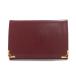 CARTIER/ Cartier Must линия футляр для карточек кожа бордо унисекс 