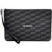 BALENCIAGA/ Balenciaga 702627 клатч PVC покрытие парусина BB монограмма рисунок / черный мужской 
