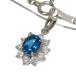 �C���f�B�R���C�g�g���}����/�u���[�g���}���� 0.45ct �_�C�������h �v0.37ct �l�b�N���X Pt900�v���`�i/Pt850�v���`�i 2.8g 40cm ���f�B�[�X