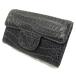  кошелек для мелочи . двоякое применение [hen заем производства ] коврик обработка футляр для карточек крокодил серый унисекс 