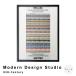 Modern Design Studio MID-Century art poster ( frame attaching )
