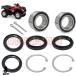 �ڸߴ��ʡ� Rear Wheel Bearing & Seals Kit for Honda Rincon 680 TRX650FA TRX650FGA 2006-2020 2021 2022 2023 �ҳ���