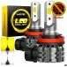 AUXITO 2 H11 H8 LED ե Х CANBUS 3000K Ķ⵱٥ۥ磻ȥ H16JP 9006 HB4 9005 HB3 LED ե DRL