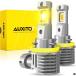 AUXITO 2X 16000LM 12V H8 H9 H11 LED H16JP 9005 HB3 9006 HB4 LED �إåɥ饤�ȥե��������ŵ岫���ե���쥹�إåɥ���̵����