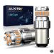 AUXITO 2�� 1157 LED �ۥ磻�� �������� BAY15D P21/5W LED CAN�Х����� ��ž DRL �ѡ����󥰥ݥ������ �֥졼�� �ơ��� �����饤�� �Х�� 12V