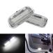 ANGRONG 2�Z�b�g LED�t�b�g�E�F���J�[�e�V�[�T�C�h�h�A���C�g VW TOUAREG TIGUAN GOLF PASSAT CC JETTA�p