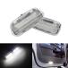 ANGRONG 2�Z�b�g LED�t�b�g�E�F���J�[�e�V�[�T�C�h�h�A���C�g VW TOUAREG TIGUAN GOLF PASSAT CC JETTA�p