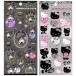  Kei Company Sanrio наклейка Kirakira стразы наклейка Hello Kitty Zebra черный mi комплект стандартный товар 