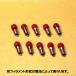 G11 E10 2.5V 0.3A красный цвет спот лампочка 10 шт. комплект 