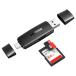 UGREEN SD�J�[�h���[�_�[ Type-C OTG�Ή� 1��2�� USB3.0 Microsd 2TB�܂ő�e�ʃJ�[�h�ɑΉ� Android