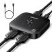 UGREEN HDMI2.1 переключатель 2 ввод 1 мощность 8K60Hz 4K240Hz HDR10+ VRR/CEC HDCP2.3 USB-C кабель 