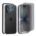 �y2���Z�b�g�z iPhone 17 �p �`�����h�~ �t�B���� 180�x ��phone 17 �K���X�t�B���� �̂������h�~ iPhone17 �p