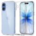 Spigen [ создание 18 год. технология сила ] iPhone 17 кейс вооруженные силы США MIL стандарт прозрачный прозрачный ремешок отверстие ударопрочный Ultra * hybrid 