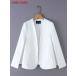  lady's cape jacket outer garment casual wedding party white / black 