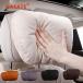  Mercedes Benz подголовники поясница подушка S Class soft pillow замша ткань черный бежевый Brown аксессуары 2 шт 