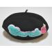 *5 новый товар не использовался Earth Magic earth magic outlet ребенок одежда девочка M примерно 52cm 54cm берет шляпа чёрный осень-зима девушки женщина . Kids б/у утилизация 