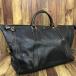 GOLD PFEIL Gold-Pfeil сумка "Boston bag" черный запад Германия кожа путешествие Vintage складной возможность [F1695-004]