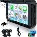 [2024 новинка Carplay соответствие для мотоцикла do RaRe ko] для мотоцикла Smart регистратор пути (drive recorder) 5 дюймовый жидкокристаллический монитор в целом водонепроницаемый пыленепроницаемый водонепроницаемый передний и задний (до и после) камера для мотоцикла navi 