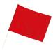 a- Tec large flag (600x450mm) red round stick φ12mm 001817