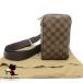  Louis * Vuitton LOUIS VUITTON N51994 Damier Geronimo s сумка "body" Damier eben Brown наклонный .. поясная сумка бренд compact...
