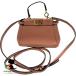  Fendi FENDI микро pi- Cub - сумка на плечо Mini сумка наклонный .. salmon булавка кривошип A женский сумка [ б/у ]