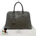  Prada PRADA BL0812safia-no ручная сумочка gray silver металлические принадлежности портфель портфель сумка сумка cloche to кольцо для ключей ткань пакет разряд AB сумка [...