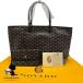  Goyard GOYARD как новый солнечный Louis PM чёрный большая сумка бренд сумка на плечо большая вместимость модный популярный сумка есть ткань пакет разряд S сумка [ б/у ]