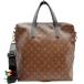  Louis Vuitton LOUIS VUITTON мака sa-ki язык большая сумка сумка на плечо 2WAY 2wway монограмма Brown черный чёрный серебряный металлические принадлежности плечо...