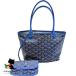  Goyard GOYARD солнечный Louis Junior синий blue ручная сумочка большая сумка Mini сумка ten парусина портфель портфель сумка сумка сумка разряд ABba...