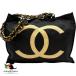 Chanel CHANEL здесь Mark CC цепь большая сумка чёрный нейлон бренд большая вместимость сумка на плечо покупка бизнес путешествие модный популярный разряд AB...